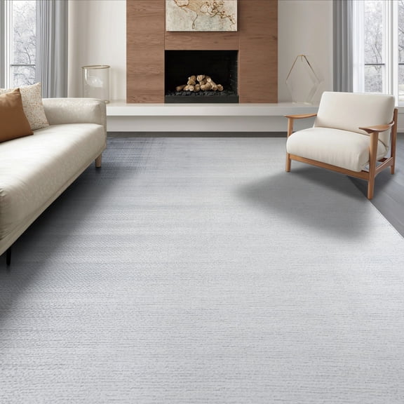 ODIKA 8'x10' Washable Area Rug Large Bound Heathered Marled Speckle Gradient Contemporary for Living Room, Under Sectional, Family , Durable, Non-Slip