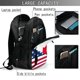 thumbnail image 4 of Balery USA Canada Flag Mochila con carga USB para hombre y mujer - Mochila impermeable y antirrobo para laptop con puerto USB para viajes, trabajo, 4 of 7
