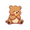 thumbnail image 3 of cartoon Bear Theme Stickers, Waterproof Bear Theme Sticker for Water Bottle Laptop Phone Cases Planner Skateboard Luggage Helmet Party Favor Decor, Ideal for Adults Teens Teacher Rewards, 3 of 9