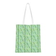 thumbnail image 1 of YFYANG Reusable Cotton Canvas Tote Shopping Bag, Green Abstract Geometry Washable Portable Grocery Bag for Daily Travel, 1 of 8