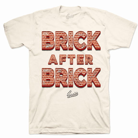 Brick After Brick Graphic T-Shirt, Unisex Crew Neck Short Sleeve Tee, Casual Streetwear Top, Soft Cotton Everyday Shirt