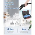 thumbnail image 4 of Máquina de limpieza a vapor de alta presión, vaporizador multiusos portátil, sin tanque con 5 tipos de cepillo for el baño del coche de la cocina del hogar(110V-1700W), 4 of 5