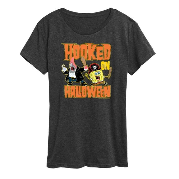 SpongeBob SquarePants - Hooked On Halloween - Women's Short Sleeve Graphic T-Shirt