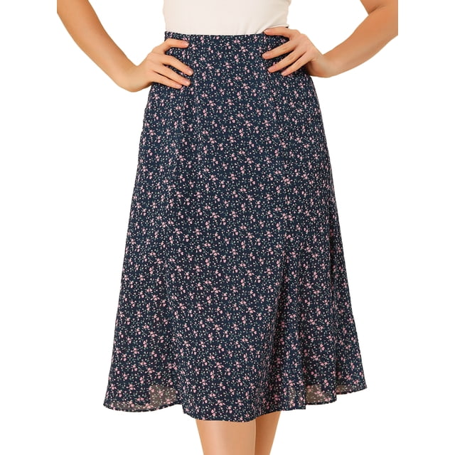 Faldasmedpiercon estampado floral y cintuelástialpamujer romarino XL