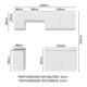 thumbnail image 3 of Mueble de Cocina Integral Glamy Madesa 240cm, 3 of 9