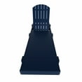 thumbnail image 3 of WestinTrends Classic Adirondack Poly Reclining Chaise Lounge,Navy Blue, 3 of 5