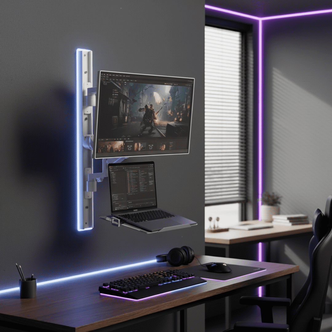 ZeboZap ZLTV8022 TV Mount with Laptop Wall Mount