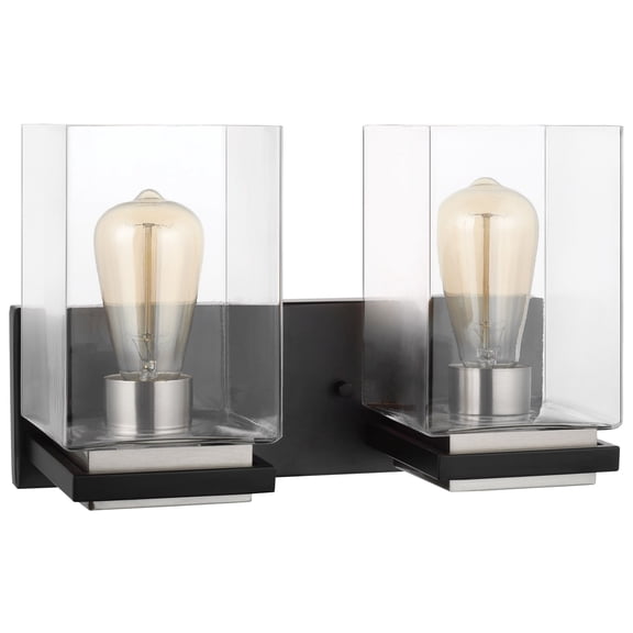 Nuvo Lighting - Crossroads - 2 Light Bath Vanity In Contemporary Style-9 Inches