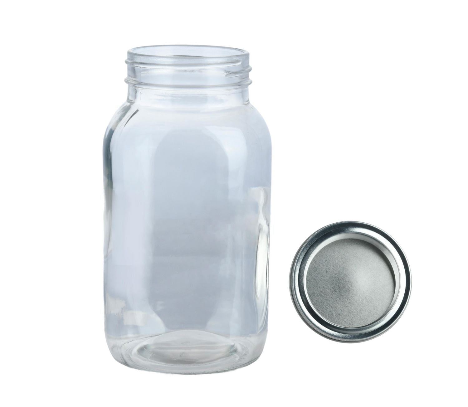 Mainstays Jar En Conserve En Verre Clair, 1L, 3 Pièces Pot en verre - 1 litre