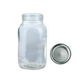 thumbnail image 2 of Mainstays Clear Glass Canning Jar, 1L, 1 Pieces, 2 of 7