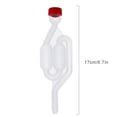 thumbnail image 4 of Wosthever Válvula de escape unidireccional para elaboración de vino con tapa, válvulas de esclusa de aire transparentes, artesanía Kits de equipo de elaboración de vino 1 PC, 4 of 6