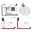 thumbnail image 4 of Milue Targets Board Mounting Bracket with Tape Measure Throwing Board Accessories, 4 of 9