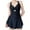 Black, variant on Sngxgn Printed Swimsuit for Women Crisscross Back Bathing Suit Modest Swimming Suit(Grey,One Size)