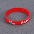 thumbnail image 6 of NUOLUX 6 Pcs Country Silicone Wristband Bracelet (Panama), 6 of 6