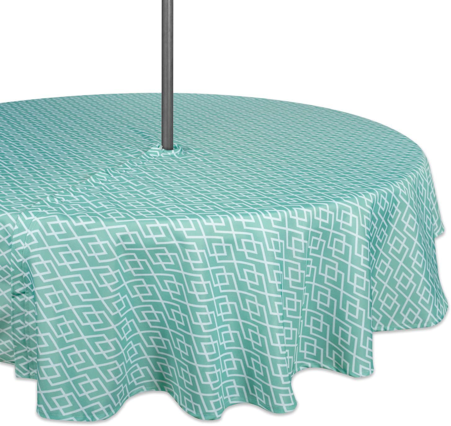 100% Polyester, Spill Proof, Machine Washable, Zipper Tablecloth for