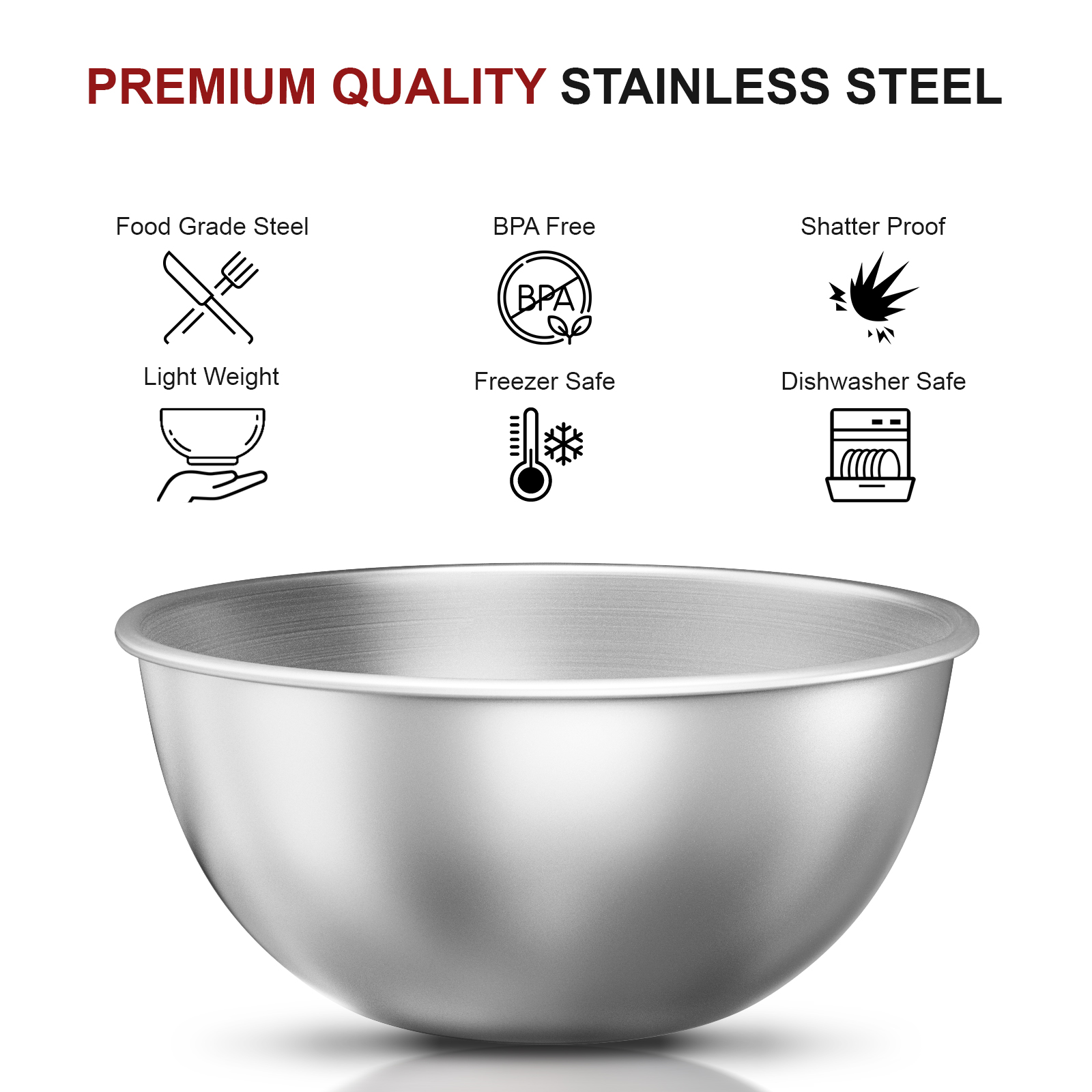 stusgo 7-Piece Stainless Steel Nesting Mixing Bowl Set photo 4