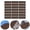 Brown, variant on ToppiJoy 21Pcs Asphalt Roofing Shingles, Durable Roof Repair Asphalt Tile, Outdoor Storage Shed Roof for House, Shed, Garage, 0.1" Thick, Grey