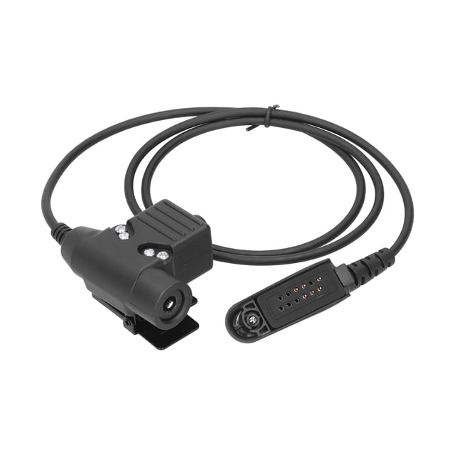 Adaptador de cable de audio U94 PTT para Motorola GP140 GP320 GP328 GP338 GP340 Walkie Talkie