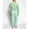 thumbnail image 3 of Muk Luks Men's Comfort Lounge Goals Jogger Set, Green/Green Tie Dye, Medium, 3 of 3