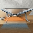thumbnail image 1 of Langgg Lightweight Notebook Stand With Silicone Base For Stability And Easy To Store X-shaped - white, 1 of 6