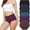 6 Pack A, variant on Women High Waist Underwear Seamless Panties No Show Invisible Briefs 6 Pack S-2XL