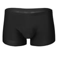 thumbnail image 2 of Ropa interior de seda para hombre Calzoncillos sin costuras Pierna corta XXL Sunnimix Boxer de la ropa interior de los hombres, 2 of 8