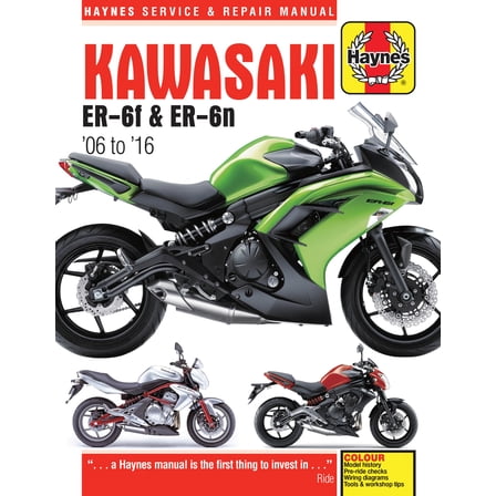 Kawasaki EX650 & ER650 (06-16) Haynes Repair Manual ^