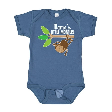 

Inktastic Mama Little Monkey Grandchild Boys or Girls Baby Bodysuit