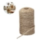 thumbnail image 4 of 100M Cuerda tejida de yute natural Floristerías Caja de regalo Cuerda tejida Cuerdas de envoltura Hilo DIY Scrapbooking Craft Decor (1 mm 100g), 4 of 5