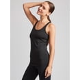 thumbnail image 2 of Kalon Women's 4-Pack Racerback Shelf Bra Camisole Base Layer, 2 of 4