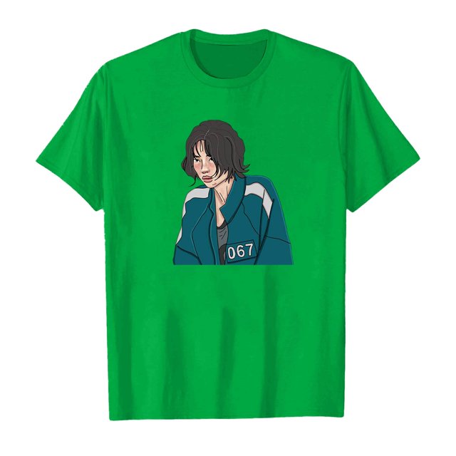 LILELIS Squid Game Kids Fashion Game Theme Printed T Shirt