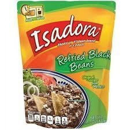 Isadora Refried Black Beans 15.2 Ounce (Pack Of 2)