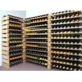 thumbnail image 6 of 8X Bottles Beech Hardwood Modular Wine Rack Stackable (8 Bottles per Row), 6 of 7