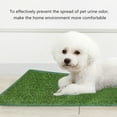 thumbnail image 3 of Grofry Pet Pee Mat，Artificial Grass Puppy Pee Pad Odor-Free Absorbent Fine Workmanship Wear-resistant Dog Training Pad for Clean Comfortable Home, 3 of 7