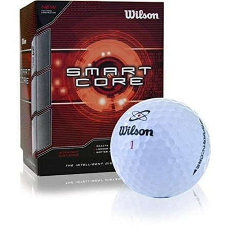 Smart Core Golf Ball - Pack of 24 (White), Smart-core technology that reacts to a player's swing speed By