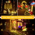 thumbnail image 4 of 2 Packs 100 LED Solar Rope Lights Outdoor Waterproof, 33FT Warm White String Lights for Outside, 8 Modes Fairy Lights in Clear Thin Tube for Camping Fence Patio Garden Trampoline Deck, 4 of 8