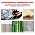 thumbnail image 4 of TFixol Battery-operated Electric Angle Grinder Tool Kit Portable Lithium Battery Brushless Grinder Machine Rechargeable 21V Cordless Handheld Lithium Grinder Tool 9000RPM 3-Speed Adjustment Li-ion Bat, 4 of 7
