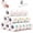 (A*6), variant on 50PCS Per Roll Reusable Cleaning Lazy Rags, Reusable Cleaning Lazy Rags Roll, Thick Washable Wet and Dry Dishwashing Cloths(white)
