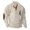 Khaki, variant on Men's Flag Print Stand Collar Quarter-Zip Sweatshirt, Casual Outdoor Button Placket Pullover Top, Spring Fall Patriotic Style,Army Green,L
