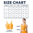 thumbnail image 4 of Nirlon U Tank Top Sports Bra - Nirlux Womens Tops & Sports Bras for Women - Light Cups, Scoop Neck Workout Tops for Women (Marigold, 4), 4 of 6