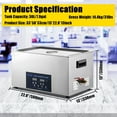 thumbnail image 2 of Ultrasonic Washing Machine Lave-Dishes Portable Washing Machine Dishwasher Ultrasound Silver, 2 of 10