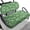 Golf Themed Pattern with Golf Clubs, variant on Pzuqiu Golf Themed Camo Golf Cart Seat Cover Set - Breathable Stretchable Polyester Protector | Fits Most 2-Seater Carts - Durable & Washable Golf Cart Accessories