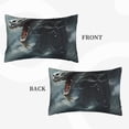 thumbnail image 4 of Fotbe Cloud White Dragon Pillow Cases - Envelope Closure - Luxury, Extra Soft, Cooling Pillow Covers - Wrinkle, Fade, Stain Resistant-16"x24", 4 of 8