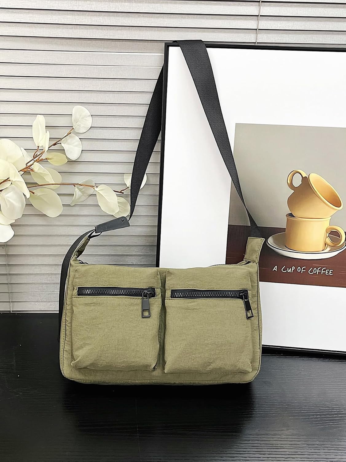 Crossbody Bags for Women Casual Cross Body Purse with Multiple Pockets For Work Travel Workout