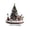 A, variant on YuanGuangQ Christmas Acrylic Tabletop Sign, Flat Mini Christmas Tree Santa Scene Desktop Ornament, Xmas Holiday Party Mantel Decor Gift for Home Indoor Shelf Desk.
