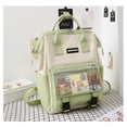 thumbnail image 5 of Conjunto de cuatro piezas de mochila japonesa con perno simple de escuela secundaria para mujer, 5 of 5