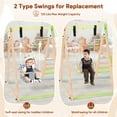 thumbnail image 4 of Indoor Baby Climbing Toys, Playground Jungle Gym Montessori Waldorf Style Wooden Toddlers Climber Playset for Children Kids, 4 of 7