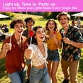 thumbnail image 5 of Gummy Glow Glowing Music Lollipop, Sugar-Free Mixed Fruit Flavor Candy Vegan 2 Counts Strawberry and Peach, 5 of 10