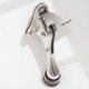 thumbnail image 1 of KAKOWELY Tope De Puerta Pesado De Metal Para Uso En Piso Con Mecanismo Ajustable Color Plata, 1 of 8