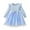 Blue, variant on Staki Long Sleeve Princess Dress for Girls Toddler Dress Girls Long Sleeve Fall Winter Ruffle Tiered Holiday Party Tulle Dresses(Purple,4-5 Years)
